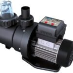 Steinbach Filteranlage Comfort 50 – 040200 – Selbstsaugende Pumpe für Pools mit bis zu 33_000 l – Mit Vorfilter, Manometer und integriertem Timer